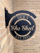 Personalized She Shed Sign with Hanging Bracket