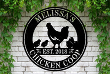 Personalized Chicken Coop Sign