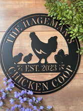 Personalized Chicken Coop Sign
