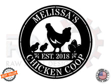Personalized Chicken Coop Sign