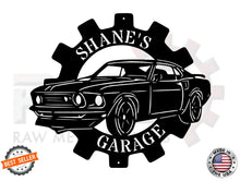 Personalized Muscle Car Sign