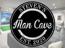 Personalized Man Cave Sign with Hanging Bracket