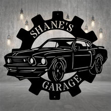 Personalized Muscle Car Sign