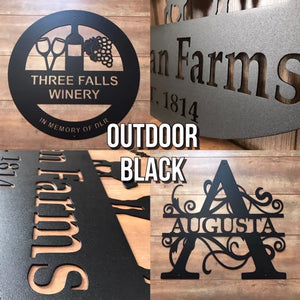 Personalized Oval Wine Sign