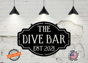 Personalized Dive Bar Sign