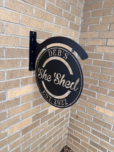 Personalized She Shed Sign with Hanging Bracket