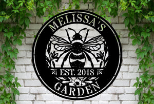 Personalized Bee Sign