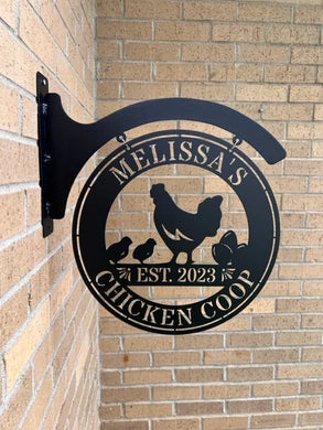 Personalized Chicken Coop with Haning Bracket