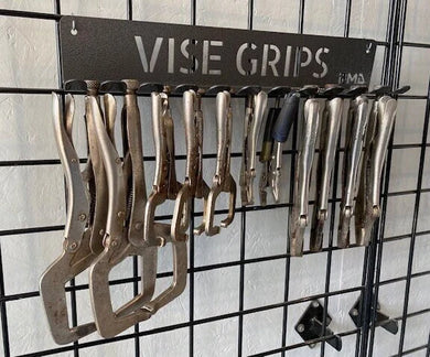 Vise Grip/Clamp Tool Shop Organizer - Holds 11 Tools!