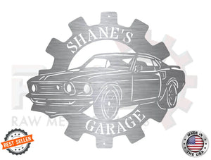 Personalized Muscle Car Sign