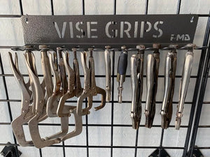 Vise Grip/Clamp Tool Shop Organizer - Holds 11 Tools!