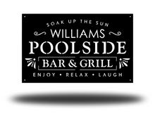 Custom Poolside - Bar & Grill Sign