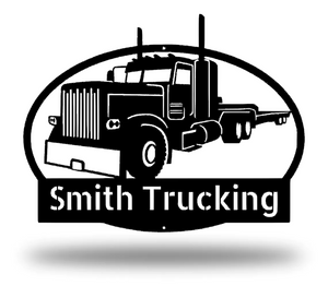 Custom Semi Truck Sign