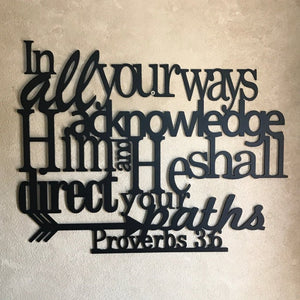 Bible Verse - In all your ways