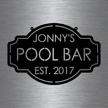 Custom Pool Bar Sign