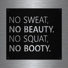 No Sweat Squat Sign
