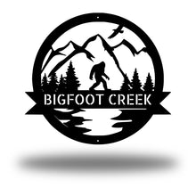 Bigfoot/Mountain Custom Sign