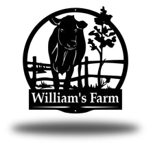Farm Cow Custom Farm Sign